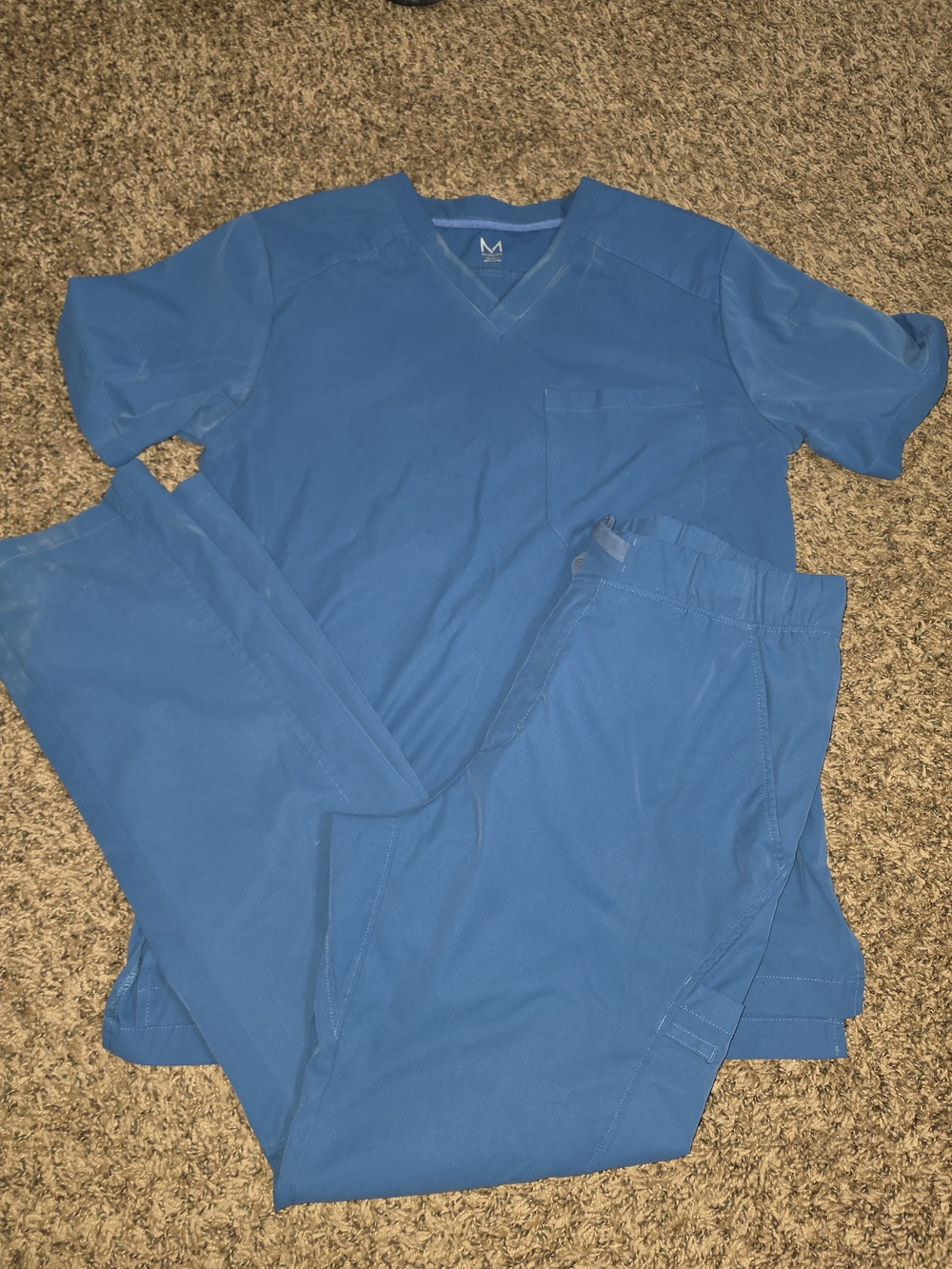 Medelita Teal Scrub Set Size Medium